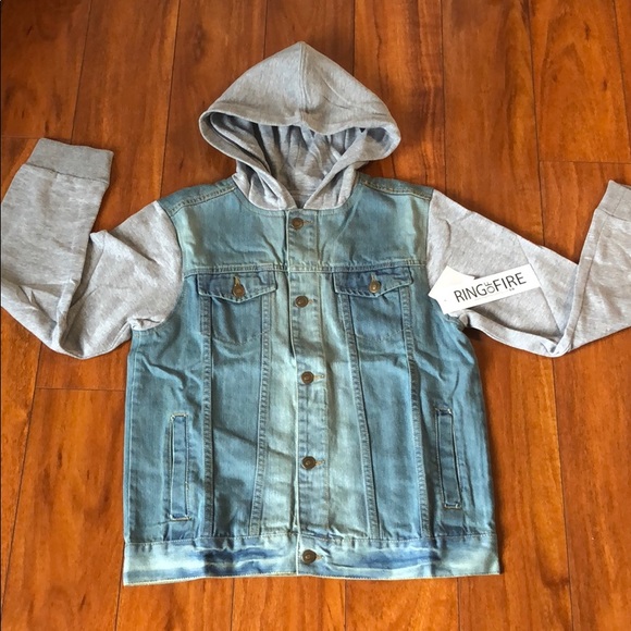 Ring of Fire denim 2fer jacket - Picture 2 of 6